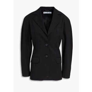 Acne Studios Single-breasted Button-up closure Twill Blazer Black EU40